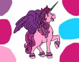 Unicornio con alas