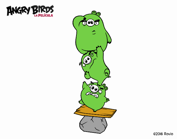 Cerdos verdes de Angry Birds