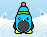 Pingüino navideño