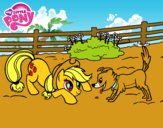 Applejack y Winona