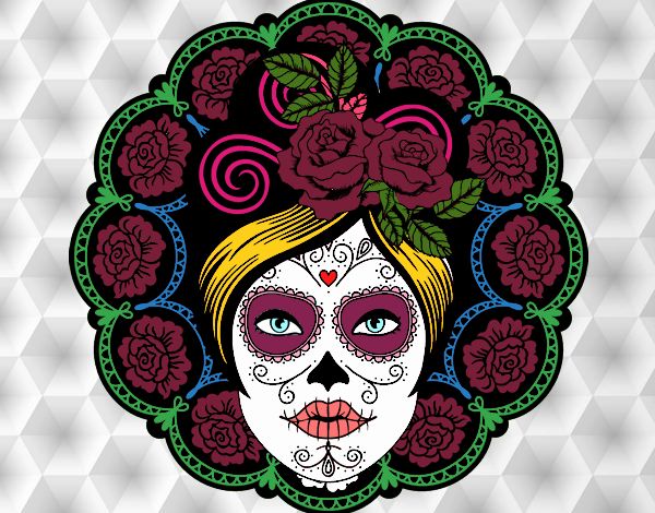 Calavera mejicana femenina