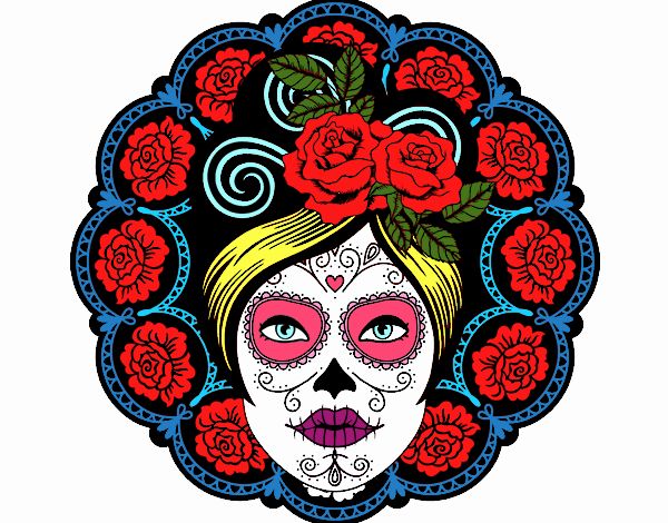 Calavera mejicana femenina