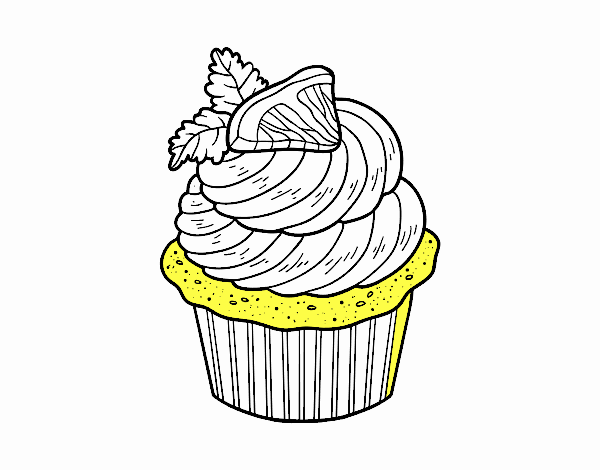 Cupcake de limón