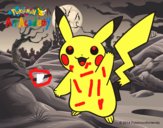 Pikachu saludando