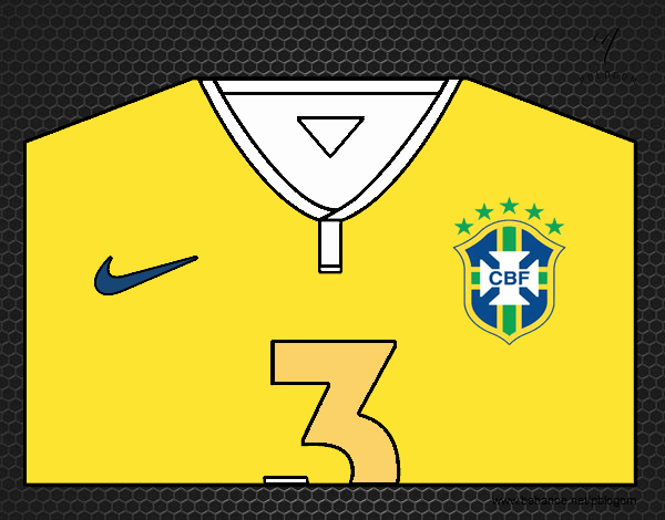 Camiseta del mundial de fútbol 2014 de Brasil