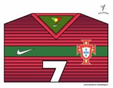 Camiseta del mundial de fútbol 2014 de Portugal