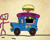 Food truck de hamburguesas