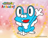 Froakie saludando