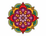 Mandala flor de primavera