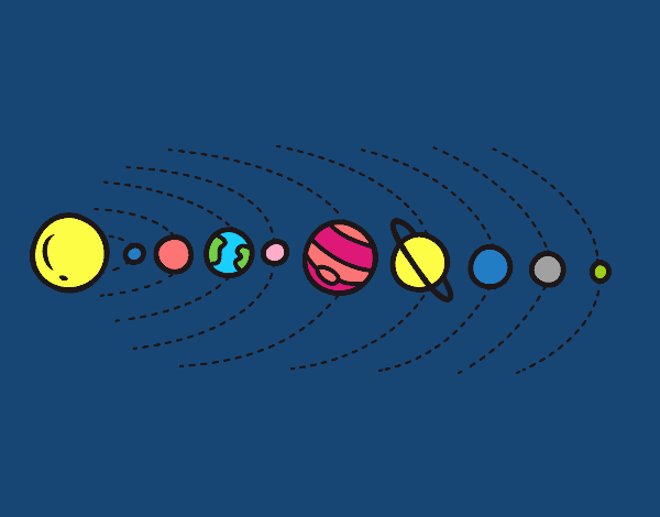 Dibujo de Sistema solar pintado por en  el día 12-09-19 a las  01:37:20. Imprime, pinta o colorea tus propios dibujos!