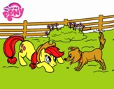 Applejack y Winona