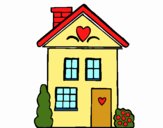 Casa con corazones