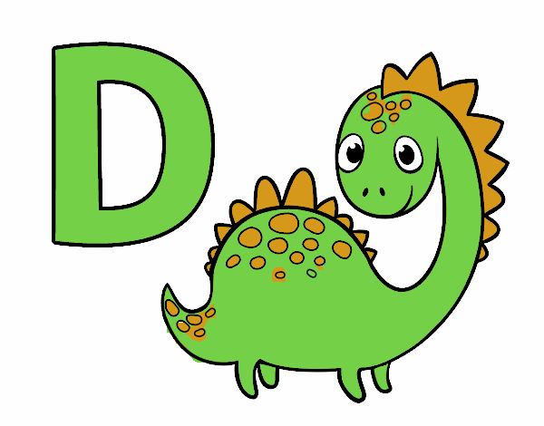Dibujo de D de Dinosaurio pintado por en  el día 23-09-19 a las  18:16:22. Imprime, pinta o colorea tus propios dibujos!