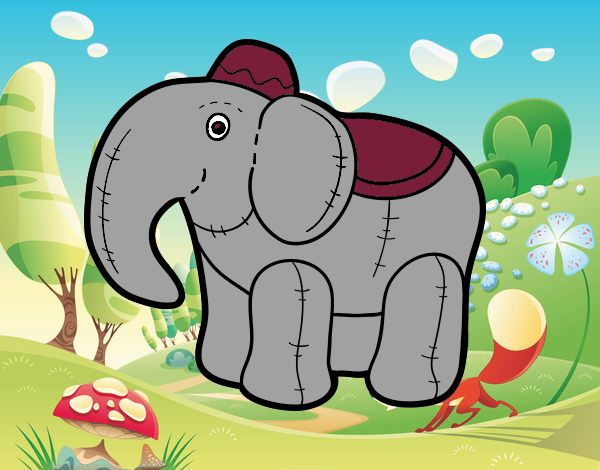 Elefante de trapo