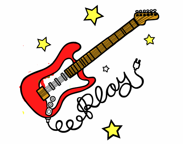 Guitarra y estrellas