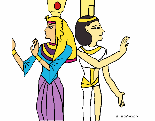 Pintura de la Reina Nefertari