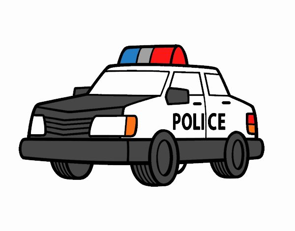 Dibujo De Un Auto / Cómo dibujar Un Coche De Policía 】 Paso a Paso Muy