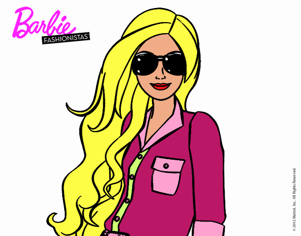 Barbie con gafas de sol