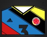 Camiseta del mundial de fútbol 2014 de Colombia