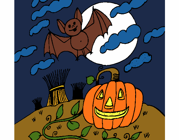 Paisaje de Halloween