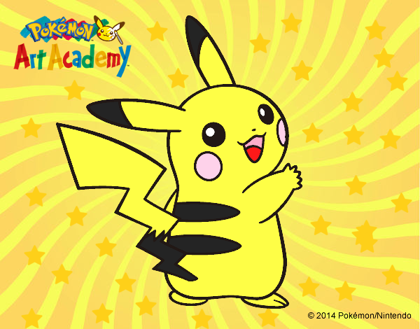 Pikachu de espaldas