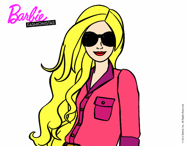 Barbie con gafas de sol