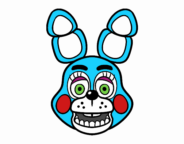 Cara de Toy Bonnie de Five Nights at Freddy's