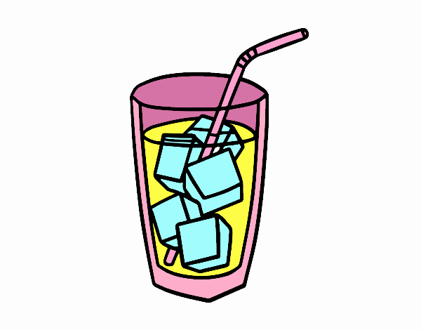 Un vaso de refresco