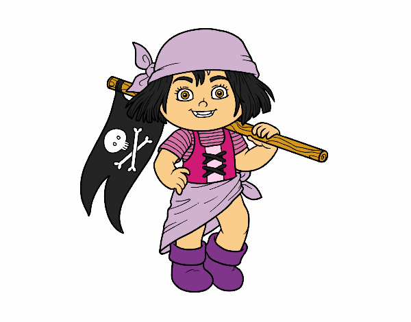 Una niña pirata