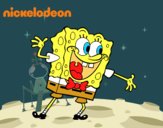 Bob Esponja saludando