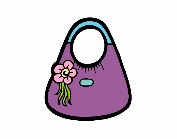 Bolso con flor