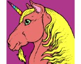 Cabeza de unicornio