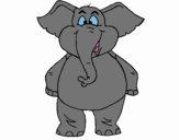 Elefante contento