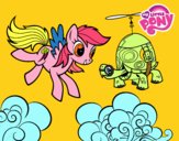 Rainbow Dash y la tortuga tanque