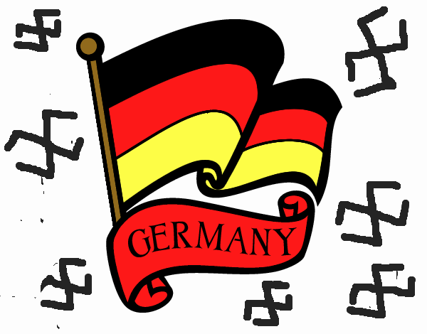 Dibujo De Bandera De Alemania Pintado Por En Dibujos Net El D A