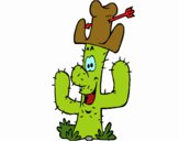 Cactus con sombrero