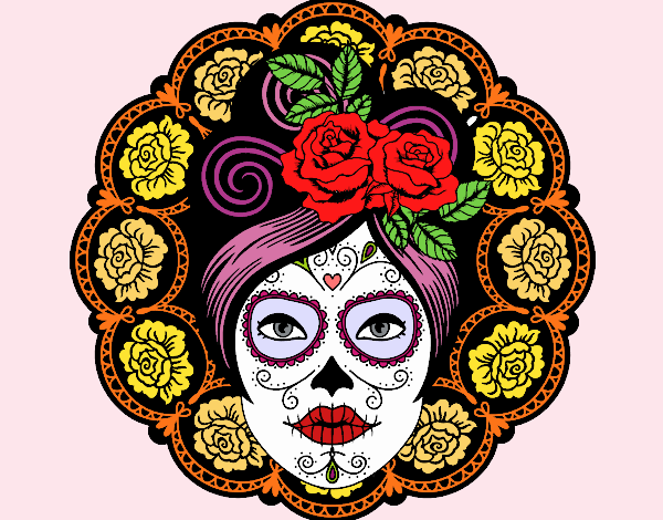 Calavera mejicana femenina