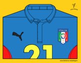 Camiseta del mundial de fútbol 2014 de Italia