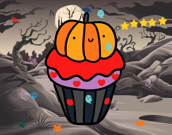 Halloween cupcake