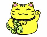 Maneki-neko de la abundancia