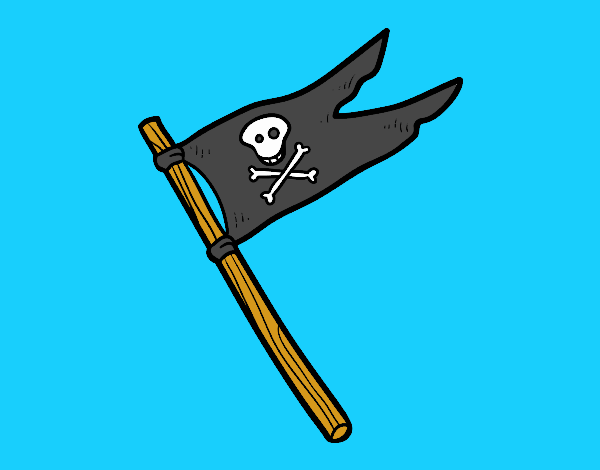 Una bandera pirata