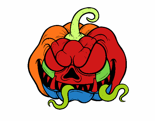 Calabaza terrorífica