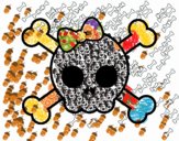 Calavera con lazo