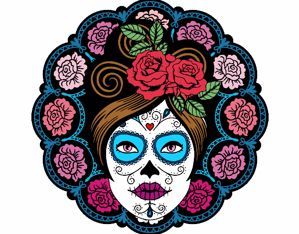 Calavera mejicana femenina