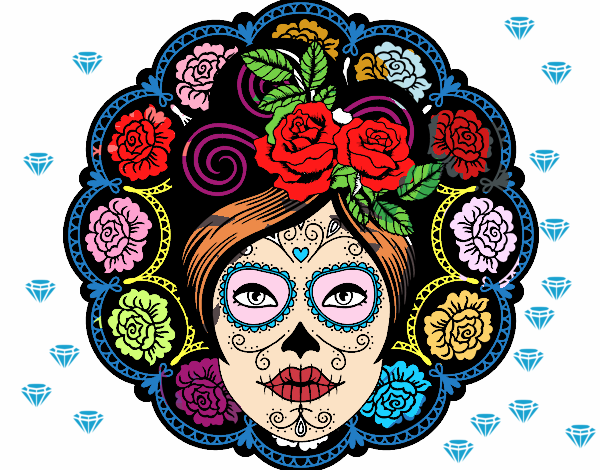 Calavera mejicana femenina