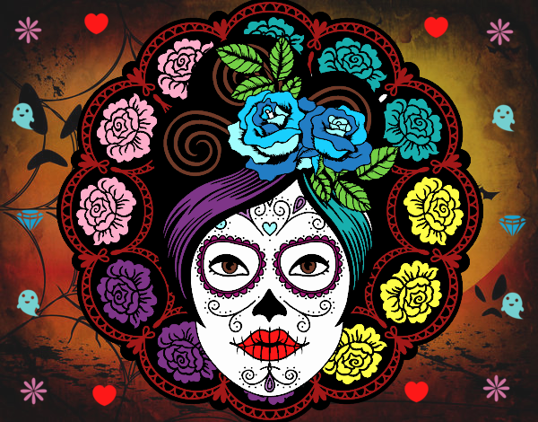 Calavera mejicana femenina