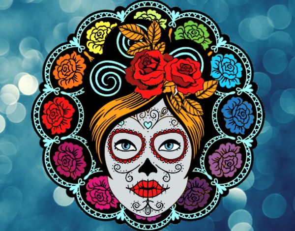 Calavera mejicana femenina