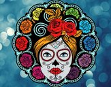 Calavera mejicana femenina