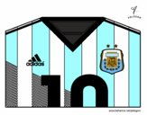 Camiseta del mundial de fútbol 2014 de Argentina