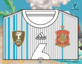 Camiseta del mundial de fútbol 2014 de España